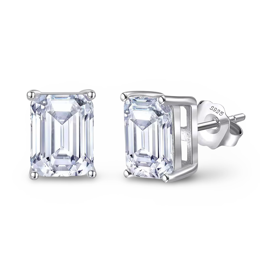 Emerald studs